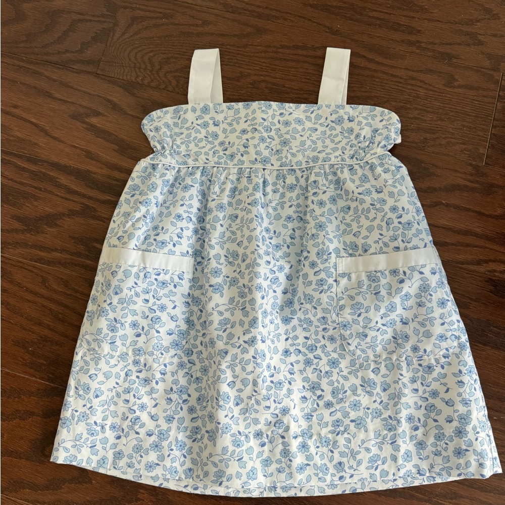 TBBC - Floral Blue and White Dress
